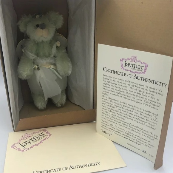 Jaymar Creations MISTY Bear Collectible #562 - Picture 6 of 7